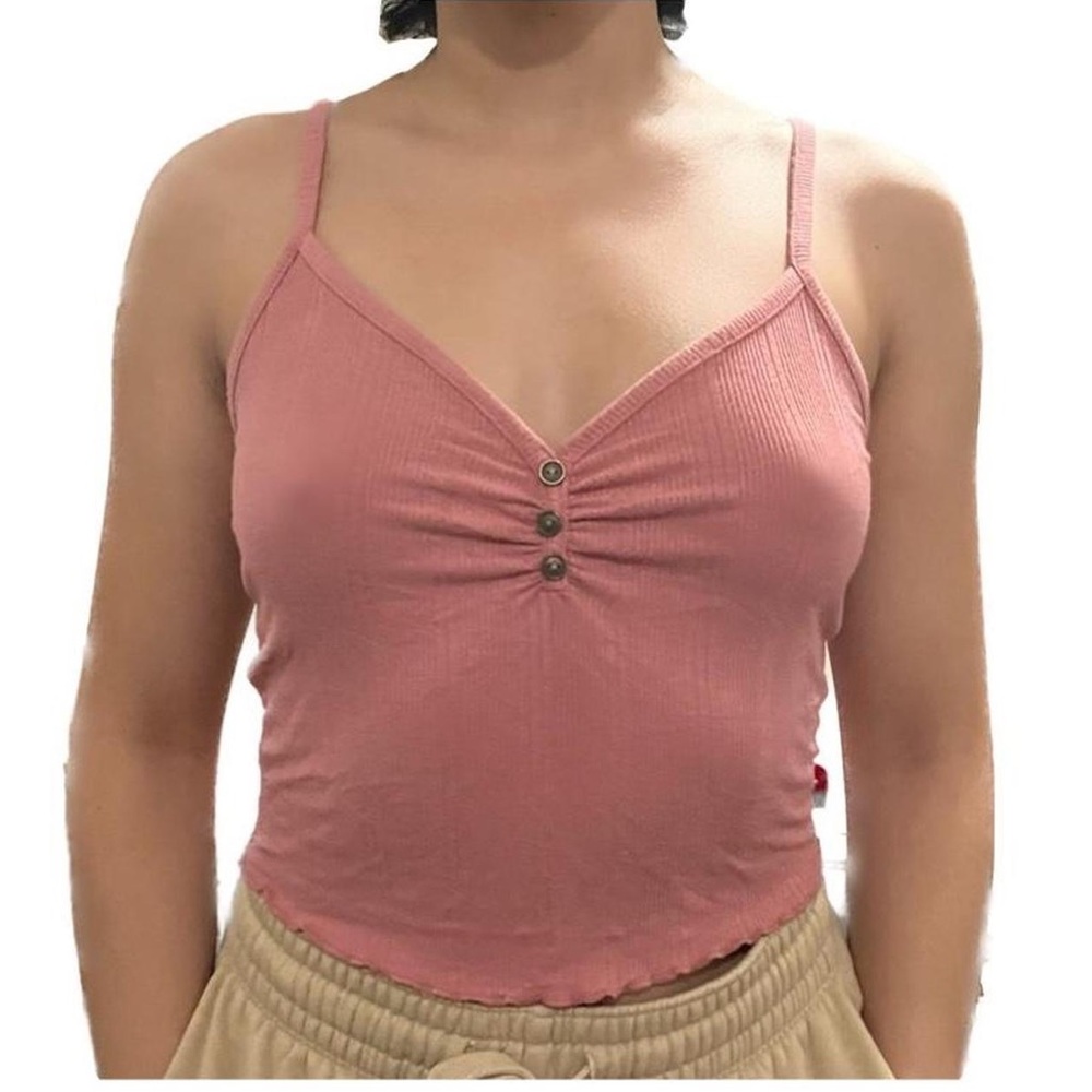 Light pink crop top